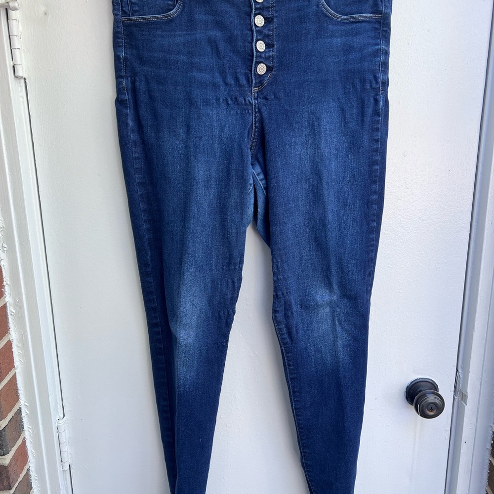 GAP Blue High Rise Jeans Slim Fit